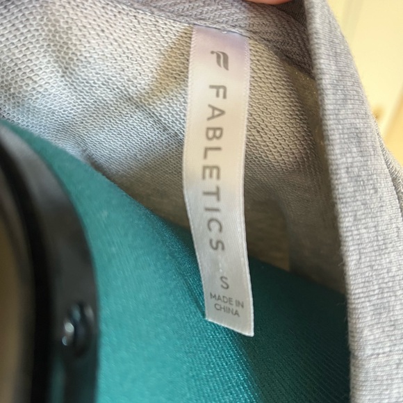 Fabletics Terry Short Sleeved Mini Dress Grey - Picture 7 of 8